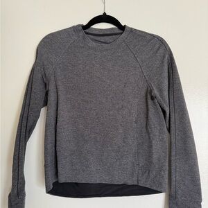 Gray Long Sleeve Top-lulu lemon